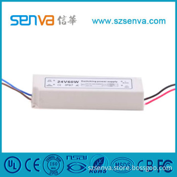 60W Waterproof Switching LED Power Supply with CE (Senva-E-24V60W)